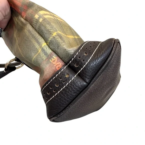 Dooney & Bourke Madras Plaid 
Ladybug Satchel - Picture 13 of 15